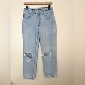 WILD FABLE Super High Rise Tapered Light Wash Jeans Target |‎ 8